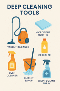 Deep cleaning tools