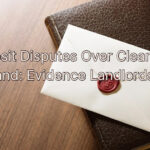 Deposit Disputes Over Cleaning in Scotland: Evidence Landlords Need