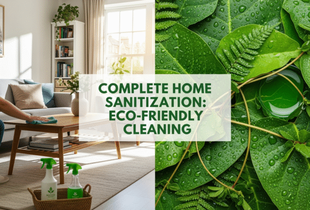 Complete Home Sanitization: Eco-Friendly Cleaning That Protects Your Family and the Planet