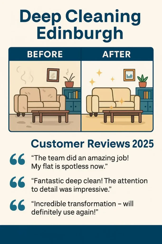 Deep Cleaning Edinburgh: Before & After Results + Customer Reviews 2025