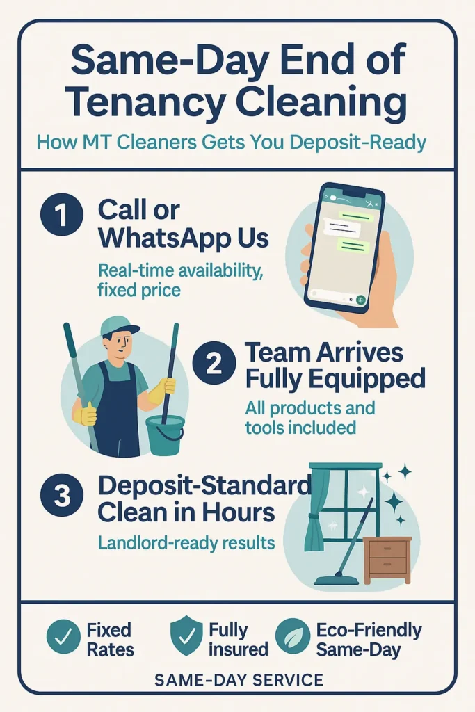 Same-Day End of Tenancy Cleaning Edinburgh: Fast, Reliable & Deposit-Ready