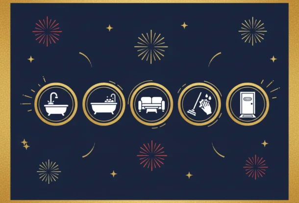 New Year Cleaning Services Edinburgh: Start 2025 Fresh With a £25 General Clean