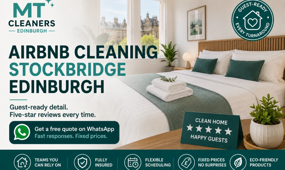 Airbnb cleaning Stockbridge Edinburgh
