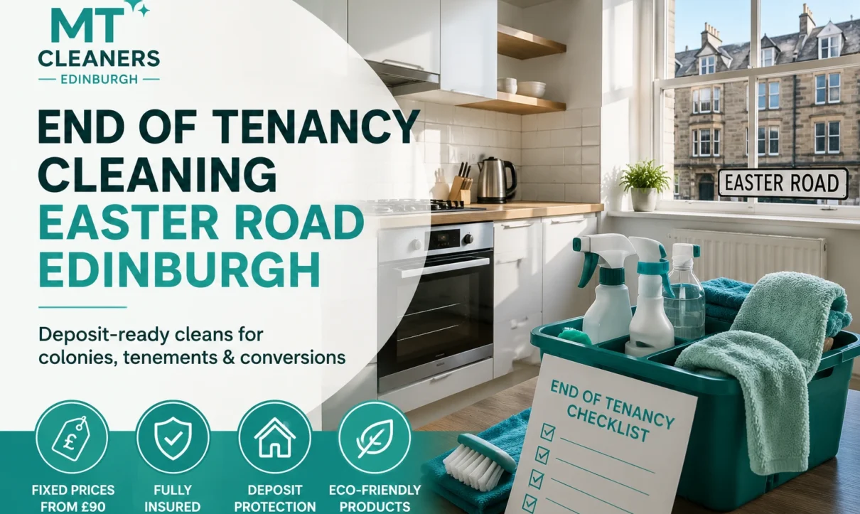 End of tenancy cleaning Easter Road Edinburgh