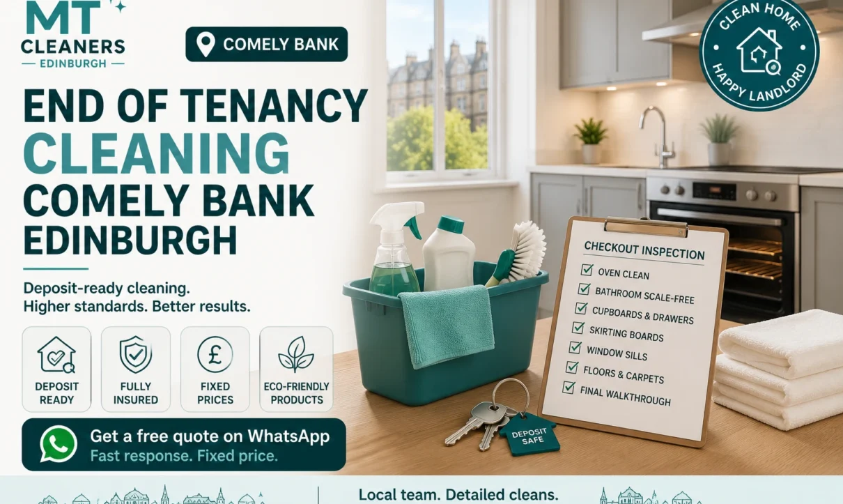 End of tenancy cleaning Comely Bank Edinburgh