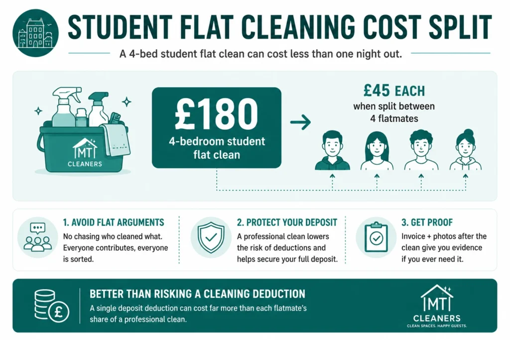 Student move-out cleaning Edinburgh protect your deposit
