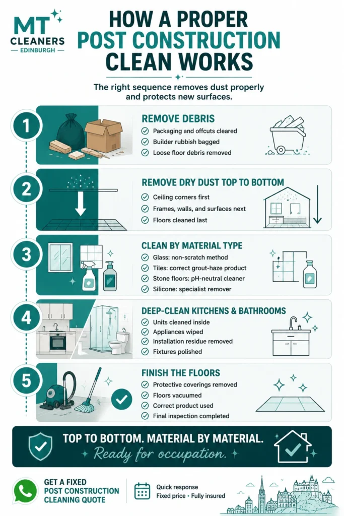 Post construction cleaning near me Edinburgh