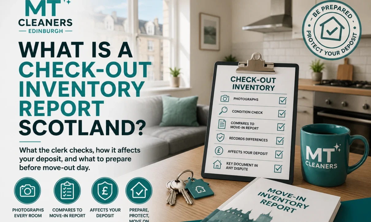 What is a check-out inventory report Scotland
